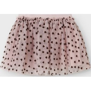 Tule Rok - Flockprint - Strokenrok - Elastische Taille