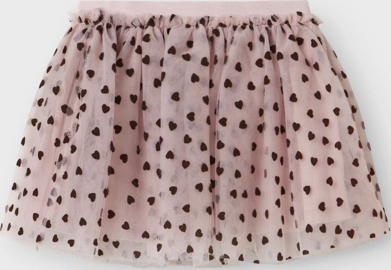 Tule Rok - Flockprint - Strokenrok - Elastische Taille