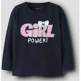 Biologisch Katoen - Top - Lange Mouwen - Glitterprint - Regular Fit