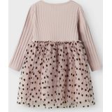 Name It - NMFNEA LS TULLE DRESS - Mini-jurk - Burnished lilac - Lange Mouwen