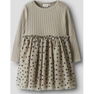 NAME IT - Jurk - Jersey - Lange Mouwen - Ronde Hals