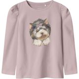 Top - Hondenprint - Lange Mouwen - Jersey