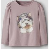 Top - Hondenprint - Lange Mouwen - Jersey