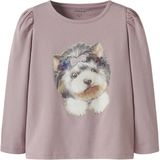 Top - Hondenprint - Lange Mouwen - Jersey