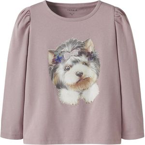 Top - Hondenprint - Lange Mouwen - Jersey