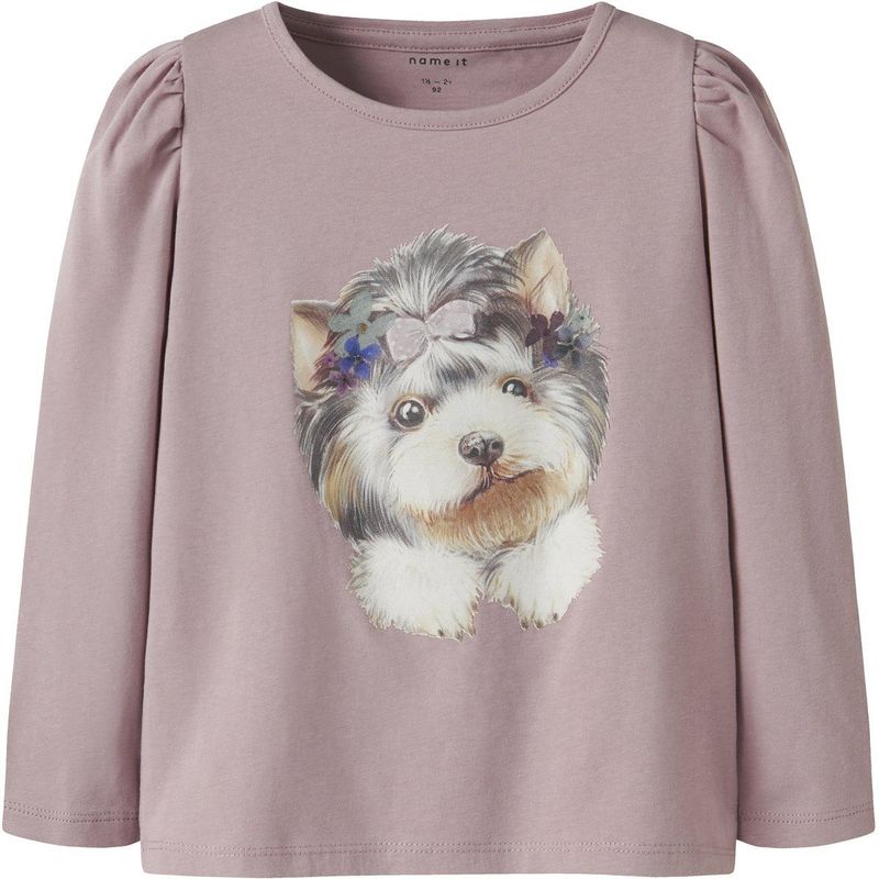 Top - Hondenprint - Lange Mouwen - Jersey