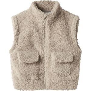 Name It - Peuter Gilet - Zacht Teddy - Mouwloos - Ronde Hals