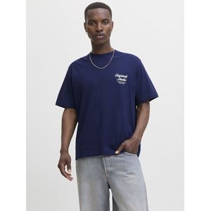 Jack & Jones - T-shirt - Marine - Katoen - Regular Fit