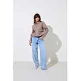 Only - Onlvela Zip Short Jacket - Taupe Gray - Dames Tussenjas