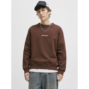 Sweater - Deep Mahogany - Zonder Capuchon - Lange Mouwen - Relaxed Fit