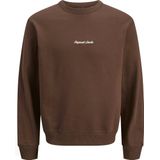 Sweaters - Deep Mahogany - Zonder Capuchon - Print - Relaxed Fit