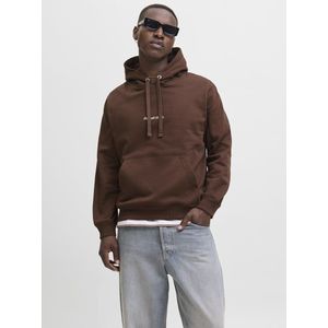 Jack & Jones - Jornorrebro Emb Sweat Hood - Trui - Deep Mahogany