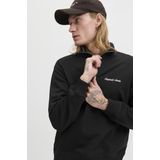 Jack & Jones - Norrebro Emb - Sweatshirt - Zwart - Met Halve Rits