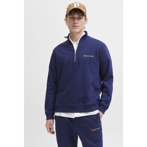 Sweater - Hoge Hals - Lange Mouwen - Licht Geborsteld Katoen - Relaxte Pasvorm