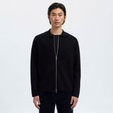 Katoenmix Vest - Met Rits - Regular-fit