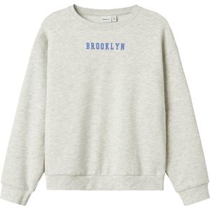 NAME IT - NKFNEVEA - Sweatshirt - Blauw / Grijs Gemêleerd