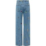 PIECES - PCJidi - Jeans - Blauw Denim - High Waist - Regular Fit