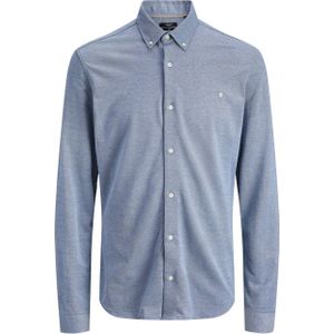 JACK & JONES PREMIUM - Overhemd - Blauw - Slim Fit - Lange Mouwen