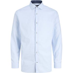 Jack & Jones - Parker Detail - Overhemd - Katoen - Lange Mouwen - Slim Fit