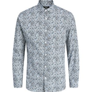Overhemden - Goblin Blue - Slim Fit - Lange Mouwen - Knoopsluiting