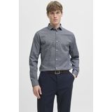 Jack & Jones - Jprblablackpool - Overhemd - Aardetinten - Stretch - Lange Mouwen