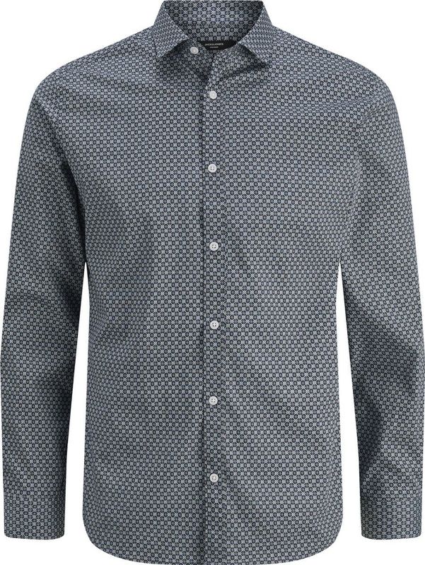 Jack & Jones - Jprblablackpool - Overhemd - Aardetinten - Stretch - Lange Mouwen
