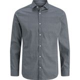 Jack & Jones - Blazer Overhemd - Navy - 50% Organisch Katoen