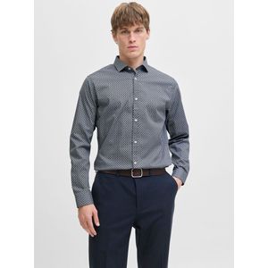 Jack & Jones - Blazer Overhemd - Navy - 50% Organisch Katoen