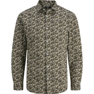 Jack & Jones - Blackpool Stretch Aop - Overhemd - Slim Fit - Lange Mouwen
