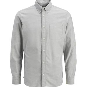 Jack & Jones - JPRBLUBrook - Overhemd - Grijs - Slim Fit - Lange Mouw