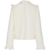 Pcjada - Blouse - Katoen - Lange Mouwen - Ronde Hals - Regular Fit