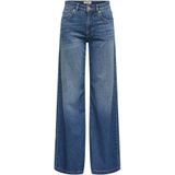 Jeans - Mid Waist Flared Fit - Wide-leg Jeans