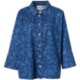 ONLY - ONLGRACE - Blouse - Lichtblauw / Donkerblauw - Driekwart Mouw - Denim