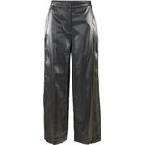 SELECTED - SLFMARGOT - Pantalon - Zwart - Wide Leg - Mid Waist