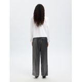 SELECTED - SLFMARGOT - Pantalon - Zwart - Wide Leg - Mid Waist