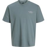 Jack en Jones - T-shirt - Rafblauw - Katoen/Elastaan