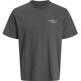 Jack en Jones - T-shirt - Steel - Katoen/Elastaan