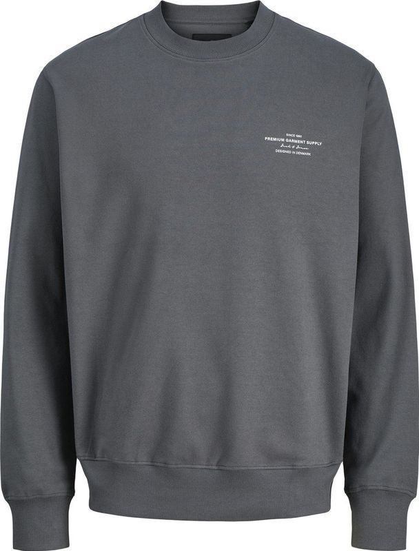 Jack & Jones - JPRBLACHAD BRANDING SWEAT CREW NECK - Sweatshirt - Volcanic Ash