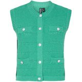 Pieces - Pcjena Sl O-neck Knit Vest - Winter Green - Gilet