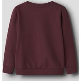 NAME IT - NMFSETINA - Sweatshirt - Rosa/Bourgogne/Wit
