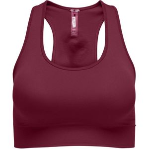 ONLY PLAY - ONPDAISY - Sportbh - Donkerrood - Plus Size Level 2