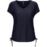 Only Play - Mila SS Training Shirt - Donkerblauw - Dames - Loose Fit