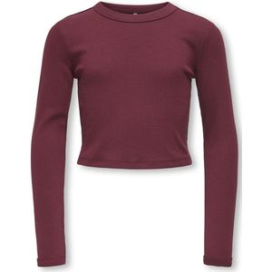 ONLY - KOGBINA LIFE O-NECK TOP - T-shirt - Cabernet