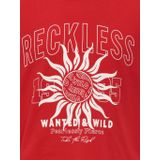 KIDS ONLY GIRL - T-shirt - Rood - Korte Mouwen - Ronde Hals