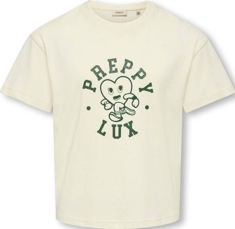 KIDS ONLY GIRL - T-shirt - Katoen - Korte Mouwen - Ronde Hals