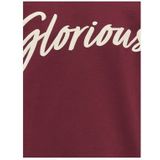 Kids Only - Koghella Life - Sweater - Bordeaux - Ronde Hals - Lange Mouwen