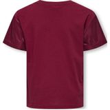 KIDS ONLY GIRL - T-shirt - Korte Mouwen - V-hals - 100% Polyester