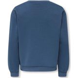 ONLY - KOGMARISA O-NECK LOOSE PRINTED SWT - Sweatshirt - Vintage Indigo