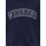 KIDS ONLY GIRL - T-shirt - Donkerblauw - Korte Mouwen - Ronde Hals