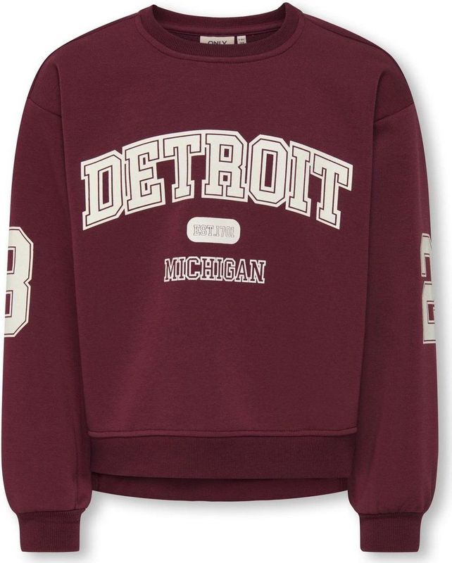 ONLY GIRLS - Kogvictory - Sweatshirt - O-hals - Lange Mouwen - Regular Fit